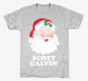 Scott Calvin Is Santa Mens T-shirt - Tank Top Tank Top Top T-shirt: Funny T-shirt From Lookhuman.
