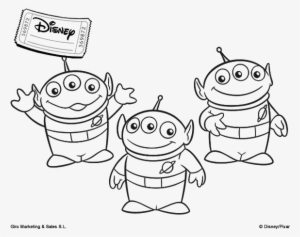 Dibujos De Toy Story Para Colorear En Linea - Toy Story Aliens Coloring