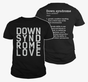 Down Syndrome Definition V Neck Shirt Down Syndrome - Down Syndrome Definition Shirt
