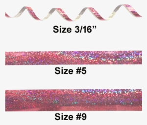 #5 Holographic Ribbon Baby Pink 25 Yd - Dep
