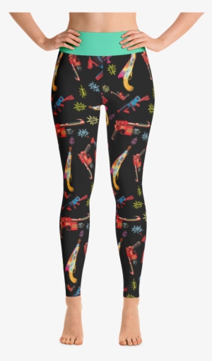 Ray Gun Yoga Leggings - Thick Thighs Save Lives Tights