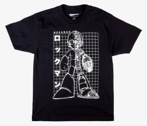Mega Man Grid Tee - Hong Kong Souvenir T Shirts
