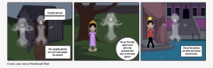 The Two Naughty Ghosts - Cartoon