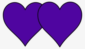 Purple Hearts Png