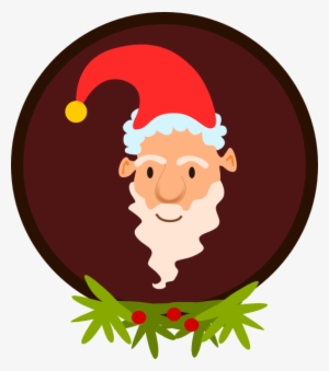 How To Set Use Santa With Wreath Svg Vector