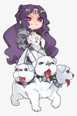 A Princess And Her Cerberus By Heartzmd On Deviantart - Anime Mythical Creatures Cerberus