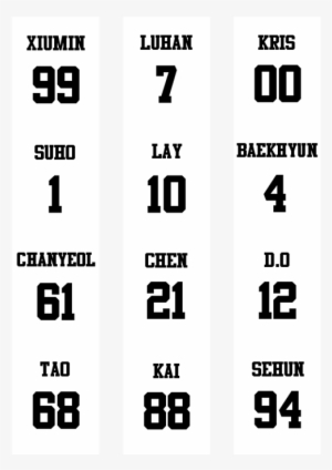 Exo Members Numbers