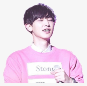 Chanyeol Transparent Cute Image Royalty Free Library - Chanyeol Pink Png