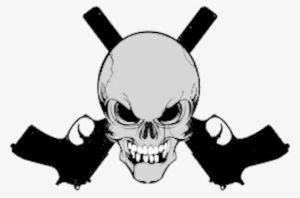 Gun And Skull Png