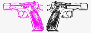 Pink Gun 3 Clip Art - Pink Gun Png