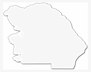 A Map Of Citrus With An Outer Shadow Around The Map - Map