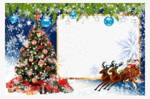 Download Merry Christmas Jpg Frame Clipart Christmas - Merry Christmas Foto Frame