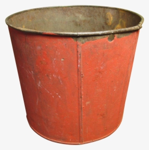 Grandma's Wonderful Old Vintage Metal Maple Syrup Sap - Old Paint Bucket Png