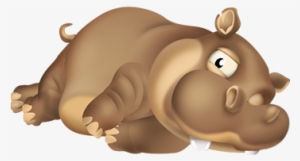 Clipart Hippo Brown - Hay Day Hippo