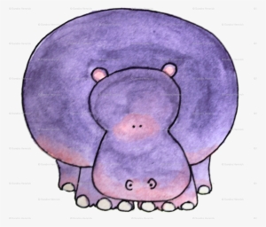 Svg Free Oranges Clipart Hippo - Hippopotamus