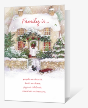 Christmas Is Family Printable - American Greetings Beautiful Treasures Christmas Card