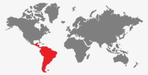 Collection Of Free America Vector Worldmap Download - South America In The World Map