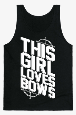 This Girl Loves Bows Tank Top - T-shirt