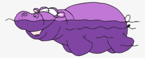 Swimming Clipart Hippo - Hippo Swim Clipart