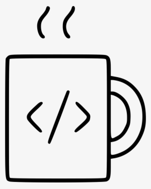 Cup Coffee Code Programming Developer Team Pause Comments - Developer File Icon Svg