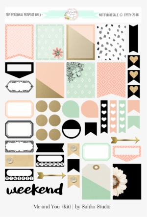 •erin Condren Png Page - Sticker