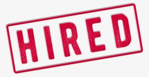 Thank You For Your Interest In The Manager Of League - Hired Stamp Transparent