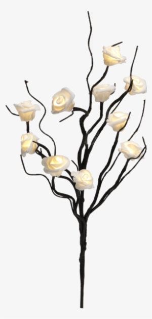 Decorative Twig Rosy - 12er Pack Led - Rosenzweig Battery Branch 10 Warmwhite