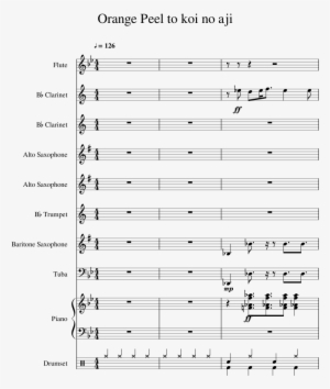 Orange Peel To Koi No Aji Sheet Music 1 Of 26 Pages - Sheet Music