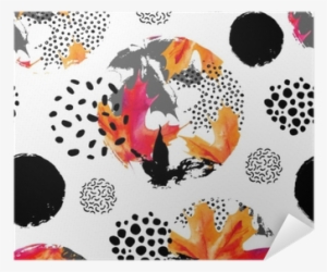 Hand Drawn Maple Leaf, Doodle, Grunge, Scribble Textures - Obraz W Ramie Palma Liść F1baa120x80-2897