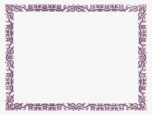 Swirl Borders Png - Transparent Background Red Border