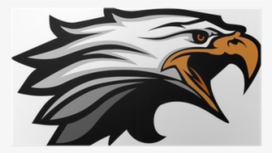 Mascot Head Of An Eagle Vector Illustration Poster - East Dayton Christian School