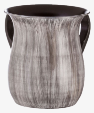 Washing Cup Silver Wood Texture - Washing