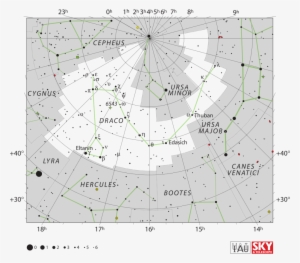 Image - Draco Constellation Star Map