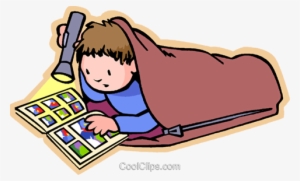 Little Boy With Sleeping Bag Royalty Free Vector Clip - Boy In Sleeping Bag Clip Art