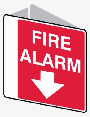 Brady Fire Equipment Signs - Dbl Sided Fire Sign Fire Alarm