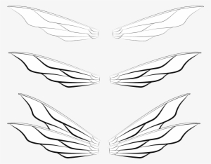 Bee Fairy Wings Lineart By - Stock Photography