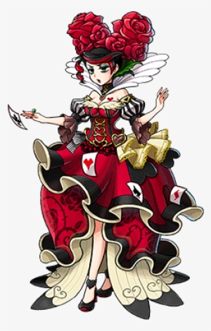 Queen Of Hearts Card Design  Anime Queen Of Hearts PNG Image  Transparent  PNG Free Download on SeekPNG