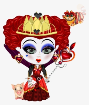 Testing Queen Of Hearts Outfit - Illustration