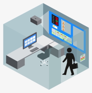 The Future Of Work - Smart Office Icon