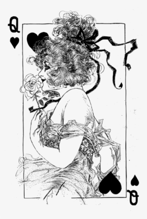 Queen Of Hearts Playing Card Queen Regnant - Queen