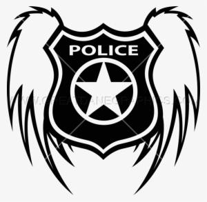 Police Shield Wings - Us Army Star Ww2