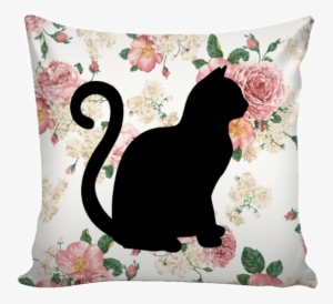 Floral Cats Square Pillow Cover "rose Garden" - Smartphonehoesjes.nl Design Tpu Tablethoes Ipad (2017)