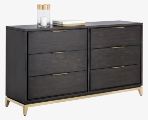 Montes Dresser - Brushed Gold