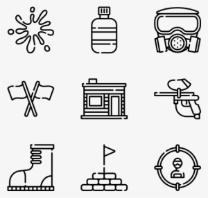 Paintball - Couple Icon Transparent Background