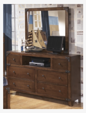 Delburne Dresser & Mirror - Signature Design By Ashley Delburne Dresser And Mirror