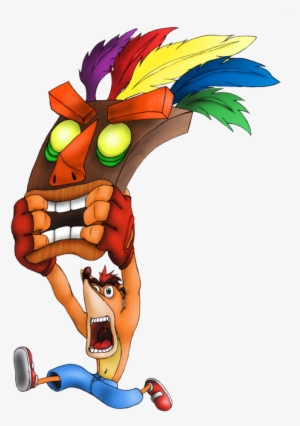 No Caption Provided No Caption Provided - Crash Bandicoot With Mask