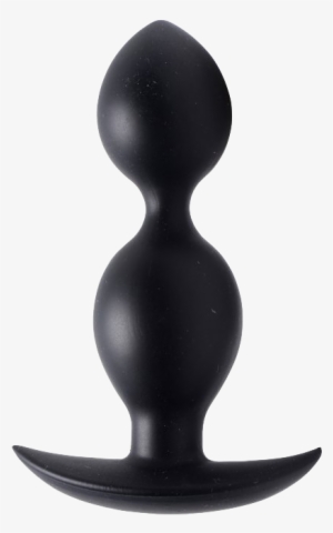Orbs Steel Weighted Duotone Silicone Anal Plug - Sculpture