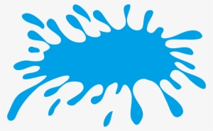 Blur Clipart Splat Pencil And In Color Blur Clipart - Blue Slime Clip Art