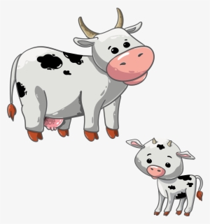 Cow, Calf, Animal, Udder, The Horn Of Africa, Cattle - Cow And Calf Clipart