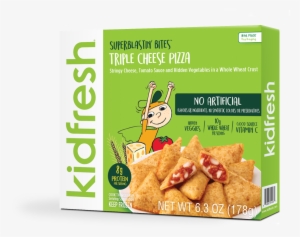Superblastin' Bites Triple Cheese Pizza - Kidfresh Chicken Nuggets